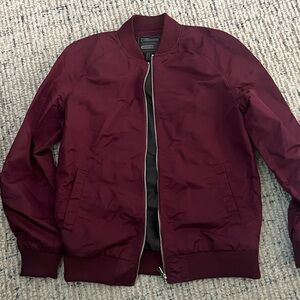 Men’s Forever 21 Water Resistant Burgundy Jacket Size M